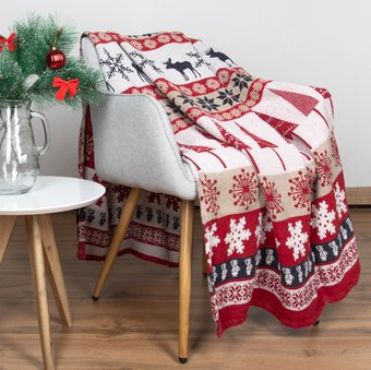 Плед Беларускі лён 115x170 23С27-ШР/у./р. (1 Лапландия-3/сорт 1) - 1/1