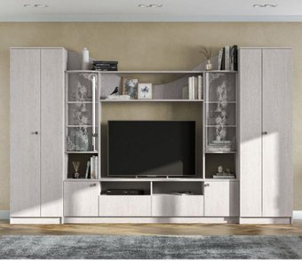 Стенка NN мебель МГС 8 исп 1 ЛДСП (ясень анкор светлый) - 1/1