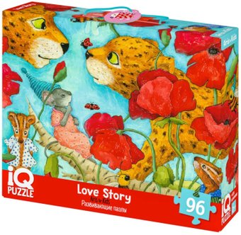 Пазл Айрис-Пресс IQ пазл с отличиями. История любви 9785811272624 (96 эл) - 1/1