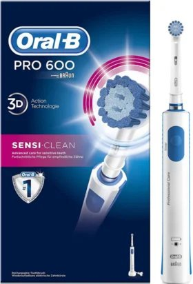 Электрическая зубная щетка Oral-B Pro 600 Sensi Clean D16.513.1 - 1/1