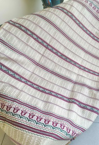 Плед Слуцкие пояса 205x160 рис.843-23 23С-238-224 - 1/1