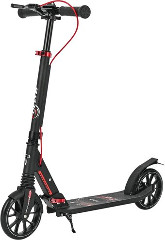 Двухколесный подростковый самокат Tech Team Delta 2022 (черный/красный) - 1/1