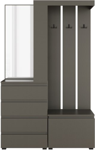 Стенка НК-Мебель Stern 72677900 (серый графит) - 1/1