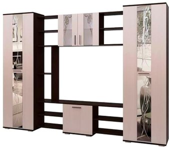 Стенка Памир Прага (венге цаво/дуб белфорт) - 1/1