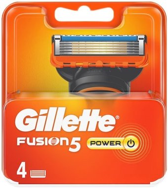 Сменные кассеты для бритья Gillette Fusion5 Power (4 шт) 7702018852475 - 1/1