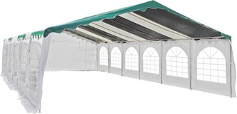 Тент-шатер Sundays Party 6x12 (белый/зеленый) - 1/1
