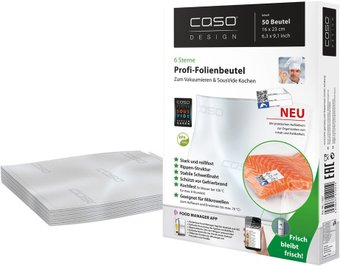 Пакеты вакуумные CASO 16x23 см 50шт - 1/1