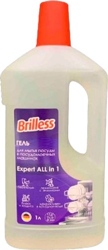 Гель для посудомоечной машины Brilless Expert All in 1 (1 л) - 1/1