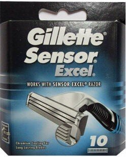 Сменные кассеты для бритья Gillette Sensor Excel (10 шт) 3014260216665 - 1/1