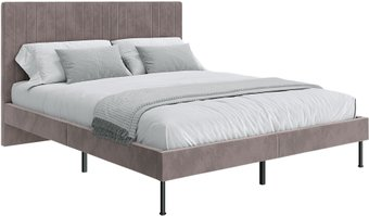 Кровать НК-Мебель Novel 160x200 26011195 (велюр кофейный) - 1/1