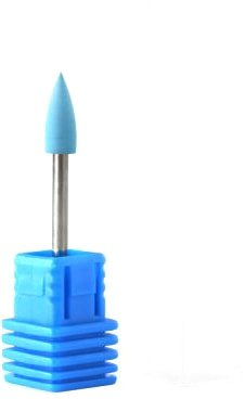 Сменная насадка Global Fashion Резиновая для полировки QW-B 404, пламя (голубая, мягкая) - 1/1