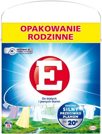 Стиральный порошок E для белого белья (4.125 кг) - 1/1