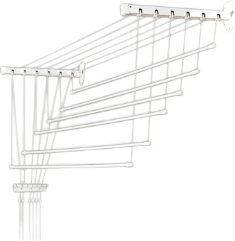 Сушилка для белья Comfort Alumin Euro Premium потолочная 6 прутьев 270 см Лифт (алюминий/белый) - 1/1