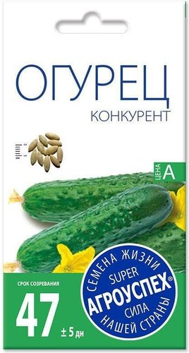 Семена Агроуспех Огурец Конкурент 17642 0.3 г - 1/1