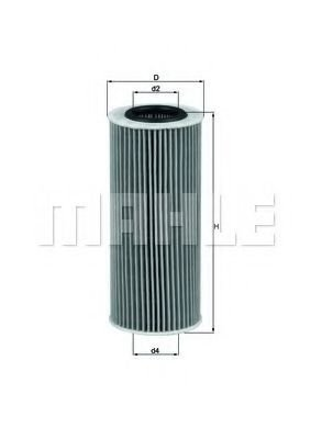 Масляный фильтр Mahle Knecht OX1773D - 1/1