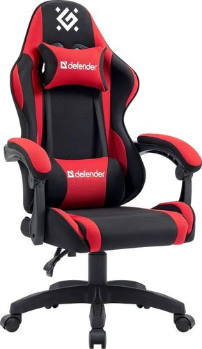Игровое (геймерское) кресло Defender Expert (черный/красный) - 1/1