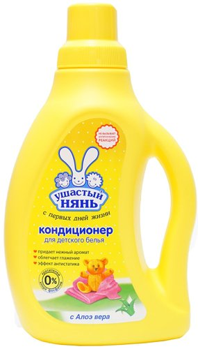 Кондиционер для белья Ушастый нянь для белья детский Алоэ Вера 750 мл - 1/1