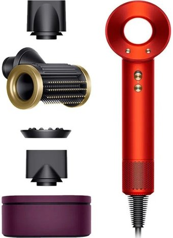 Фен Dyson HD15 Supersonic (с переходником на евровилку, топаз/оранжевый) - 1/1