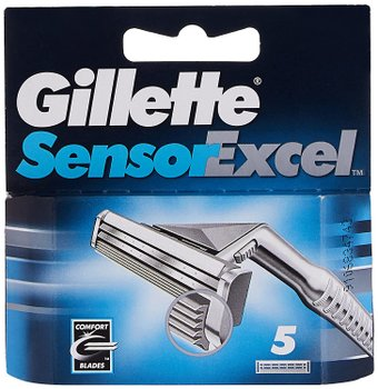 Сменные кассеты для бритья Gillette Sensor Excel (5 шт) 047400115507 - 1/1