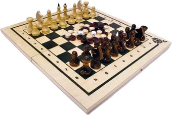 Шахматы/шашки/нарды Нескучные игры Шк-2 - 1/1