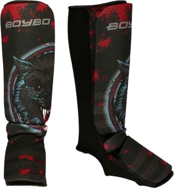 Защита голени и стопы BoyBo Wolf XL (черный) - 1/1