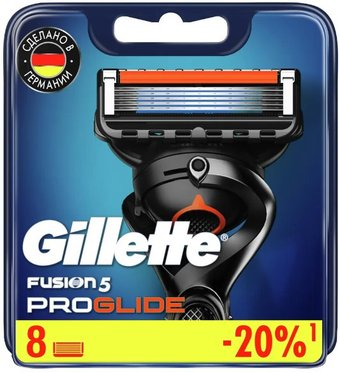 Сменные кассеты для бритья Gillette Fusion5 Proglide (8 шт) 7702018085545 - 1/1