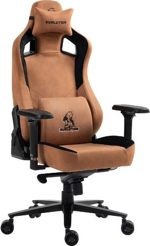 Игровое (геймерское) кресло Evolution Project A Fabric (коричневый) - 1/1