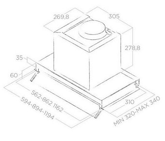 Короб Elica KIT0141458 - 1/1