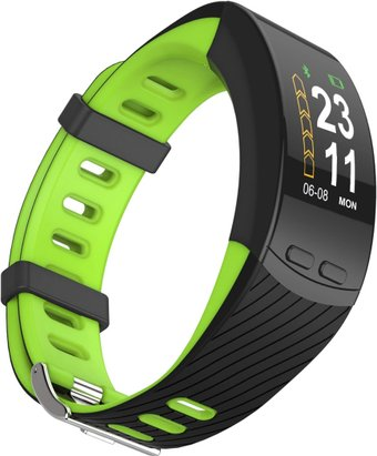 Фитнес-браслет Qumann QSB X (черный/зеленый) - 1/1