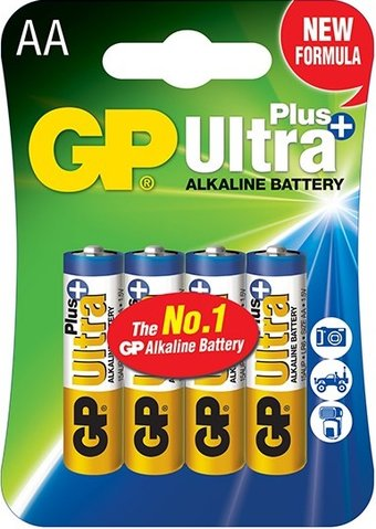 Батарейка GP Ultra Plus Alkaline AA 4 шт. - 1/1