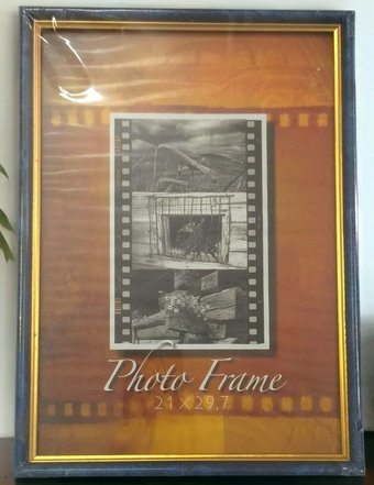 Фоторамка Волшебная мастерская А4-синий - 1/1