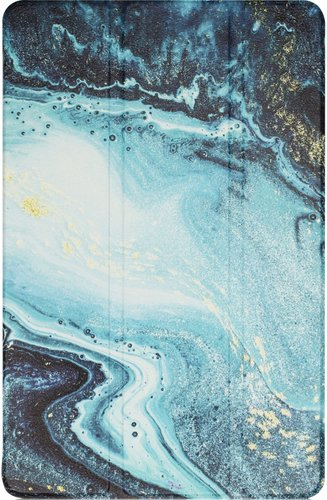 Чехол для планшета JFK Smart Case для Realme Pad (морской мрамор) - 1/1