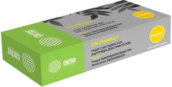 Картридж CACTUS CS-PH6600Y (аналог Xerox 106R02235) - 1/1