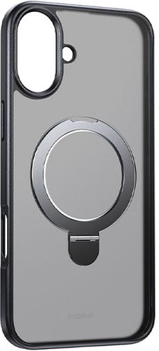 Чехол для телефона Baseus SkyRing Series Magnetic with Stand для iPhone 16 Pro (черный) - 1/1
