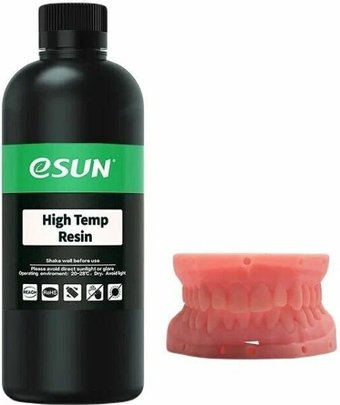 Фотополимер eSUN High Temp Resin 500 г (розовый) - 1/1