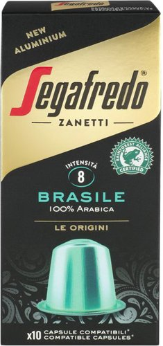 Кофе в капсулах Segafredo Zanetti Le Origini Brazil 100% Arabica Nespresso 10 шт - 1/1