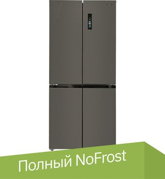 Четырёхдверный холодильник MAUNFELD MFF190NFDSX - 1/1