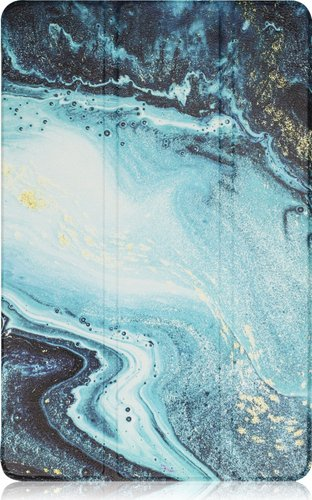 Чехол для планшета JFK Smart Case для Lenovo Tab M9 (морской мрамор) - 1/1