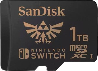 Карта памяти SanDisk Nintendo Switch Licensed Card The Legend of Zelda Edition microSDXC 1TB SDSQXAO-1T00-GN6ZN - 1/1
