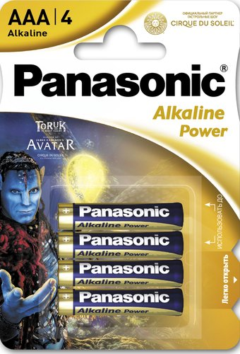 Батарейка Panasonic Alkaline Power AAA 4 шт LR03APB/4BP - 1/1