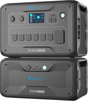 Портативная зарядная станция Bluetti AC300 + 1*B300 - 1/1