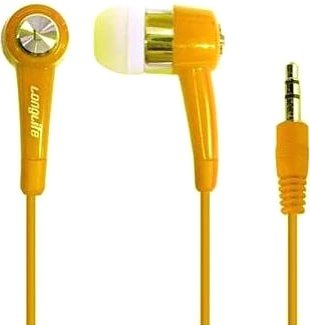 Наушники LongLife E107 (с микрофоном, оранжевый) - 1/1