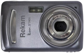 Фотоаппарат Rekam iLook S745i (темно-серый) - 1/1