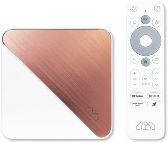 Смарт-приставка Homatics Box R 4K Plus (белый/медный) - 1/1