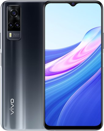 Смартфон Vivo Y31 4GB/128GB международная версия (черный асфальт) - 1/1
