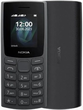 Кнопочный телефон Nokia 105 4G (2023) Dual SIM TA-1551 (черный) - 1/1