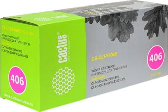 Картридж CACTUS CS-CLT-Y406S (аналог Samsung CLT-Y406S) - 1/1