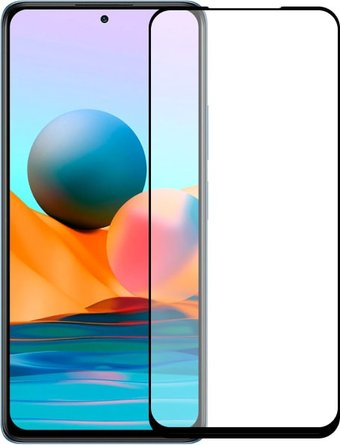 Защитное стекло KST Full glue для Xiaomi Mi 10i (черное) - 1/1