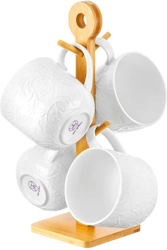 Набор кружек Elan Gallery Веточки-цветочки 950292 - 1/1