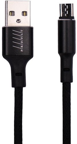 Кабель Profit QY-16 microUSB 1 м (черный) - 1/1